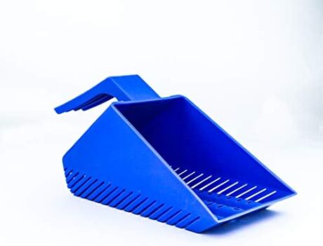 AQUA KT Aquarium Gravel Sand Shovel Scoop Cleaner Blue for Fish Tank Cleaning Tool