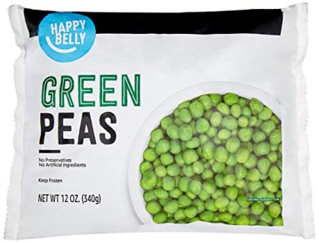 Amazon Brand - Happy Belly Green Peas, 12 ounce (Pack of 1) (Frozen)
