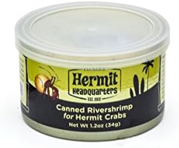 Fluker's Canned River Shrimp Treat for Hermit Crabs, 1.2 oz