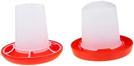 1Set Automatic Chicken Feeder and Waterer Kit Poultry Food and Water Container for Chickens and Ducks for Chicks and Poultry Care