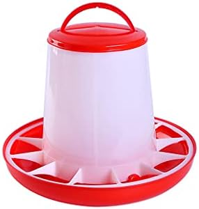 A FEI Automatic Chick Feeder Hanging Chicken Food Dispenser Durable Plastic 1.5kg 3kg 6kg Feeding Supplies for Poultry