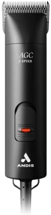 Andis 24675 UltraEdge 2-Speed Detachable Blade Clipper – Runs Cool & Quiet, Designed with Two-Speed Rotary Motor & Shatter-Proof Housing - For All Coats & Breeds - 120 Volts, Black