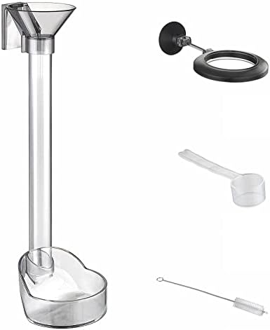 Aquarium Feeding Set - Fish & Shrimp Dish, Directional Feeding Tube, Cleaning Brush