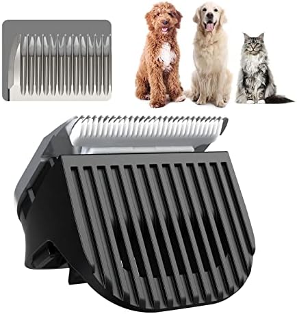 DOGCARE Clipper Heatproof Blades, Replacement Fine Tooth Pet Clipper Blades for Pet Dog Grooming Clipper PC01/PC02