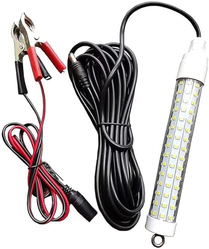 Linkstyle Underwater Submersible Fishing Light with 6M Cord, LED Fish Finder Light Attractants Lamp for Ice Fishing Boat