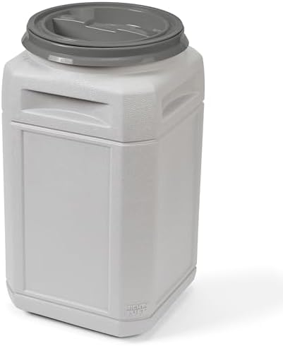 Mighty Tuff 13 Gallon/up to 54 Pound Pet Food Storage Container with Airtight Lid and Built-In Handles for Easy Transport, BPA Free, Made for Durable and Versatile Storage