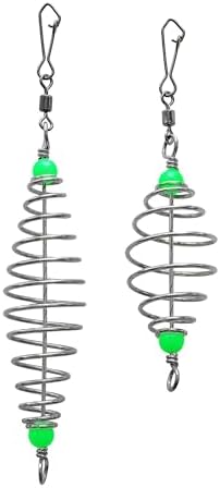 Spring Carp Fishing Feeder: 20pcs Heavy Duty Steel Bait Cage Carp Fishing Equipment