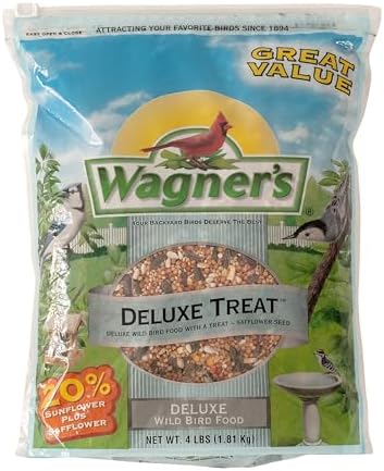 Wagner's 62067 Deluxe Treat Blend Wild Bird Food, 4 Pound (Pack of 1)