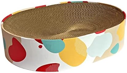 Cat Scratcher Lounge Bed - Oval Shape for Big Cat