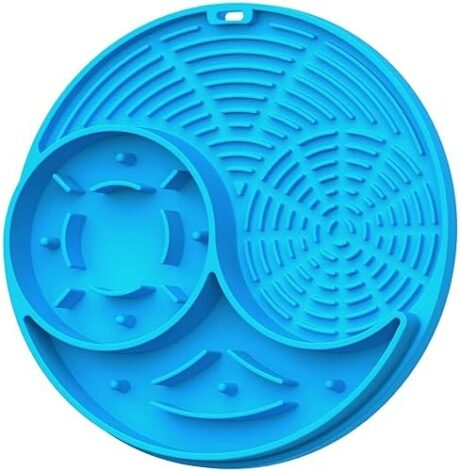 Lick Mat for Dog and Cat Slow Feeder Bowl Licking Pad with Suction Cups Heavy Duty Puzzle Food Treat Toy for Dog Anxiety Relief Cat Boredom Reducer, Perfect for Bathing Grooming