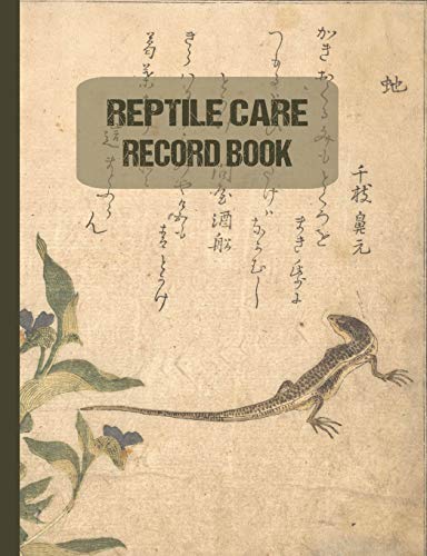 Reptile Care Record Book (Pet Care Journals)