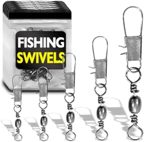 Fishing Swivels - Bass - Pike - Trout - Walleye - Crappie - Bluegill - Panfish - Perch - Sunfish