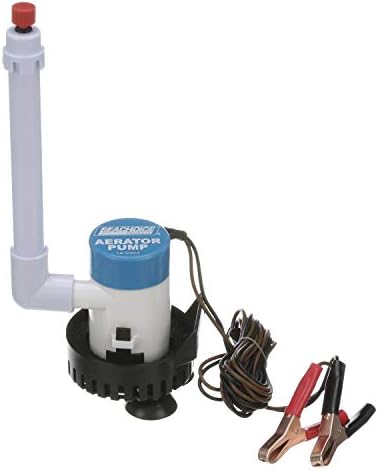 Seachoice 12V Live Bait Aerator Kit, Submersible, Portable, Adjustable, 360 GPH