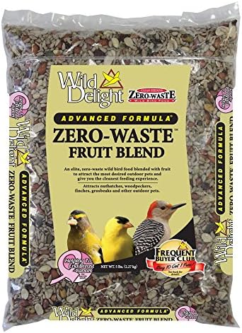 Wild Delight Zero-Waste Fruit Blend Bird Food, 5 Lb