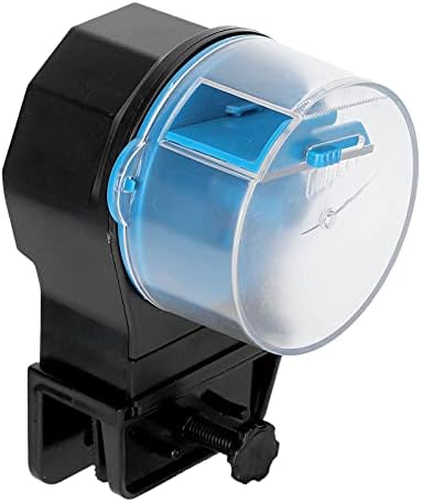 Automatic Fish Feeder, Aquarium Fish Feeder Dry Granular Flake Food for Fish (blue)