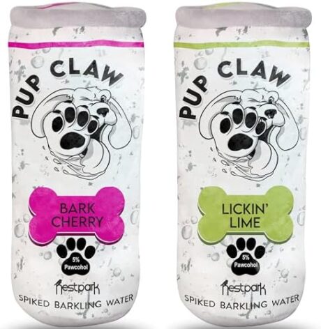 Pup Claw Dog Toys - Funny Cute Plush Dog Toys with Squeaker - Parody Dog Toy (2 Pack) (Original Pack)