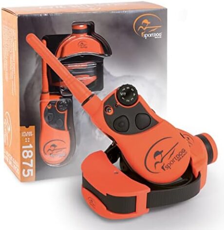SportDOG Brand UplandHunter 1875 Remote Trainer with Beeper - 1 Mile Range - Waterproof, Rechargeable Dog Training and Tracking Collar with Tone, Vibration, and Static - Audible Beeper up to 500 Yards