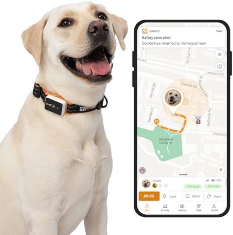 3 GPS Pet Tracker GPS Dog Tracker 4G Live Tracking, Smart Alerts, Fully Waterproof Activity Monitor for Pets, Unlimited Range, Remote Voice Recall, Fits All Collars, 30 Day Free Subscription