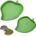 Boao-4-Pieces-Leaf-Reptile-Food-Water-Bowl-Plate-Turtle.jpg
