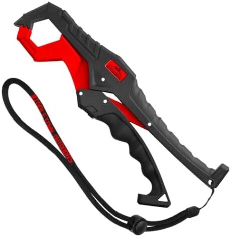 Fish Lip Grabber Fish Lip Gripper 9" Fishing Tool Mouth Spreader Grip Hook Remover Gripper Hook Remover Fishing Gear Comes with Lanyard