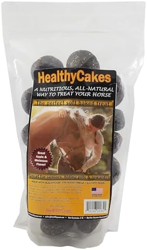 HealthyCakes 2 lbs., Soft Baked Treats for Horses, Contains Omega 3 & 6
