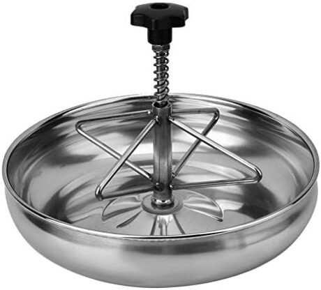 Pig Feeding Bowl Stainless Piglet Trough, Piglet Feeding Trough, Livestock Fodder Four Slots Food Tray Piglet Food Bowl, Pig Food Feeder for Piglet Cattle