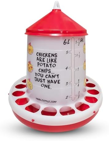 Stromberg's Chicken Emoji Poultry Feeder, 9 lb, Translucent Plastic, Easy Food Level Monitoring, Durable Design, Removable Lid, Fun Poultry Setup, Ground or Hanging Feeder