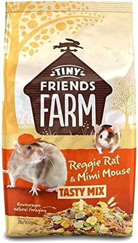 Supreme Tiny Friends Farm Reggie Rat and Mimi Mouse Tasty Mix 2lb