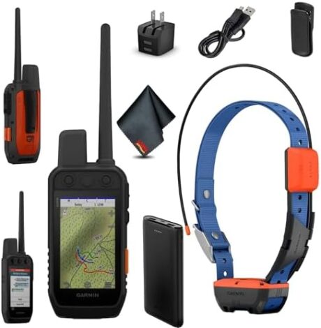 Garmin Alpha 300i Handheld Advanced Dog Tracker & Training System with inReach Technology Bundle with Garmin Alpha T20 Tracking Collar for Dogs with GPS and Charger