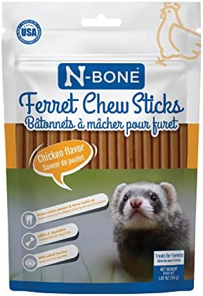 N-Bone Ferret Chew Sticks Chicken Flavor, 1.87-oz Bag