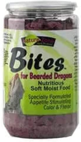 Nature Zone Bites For Bearded Dragons, Soft Moist Food, 24-Ounce