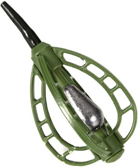 Pack of 5 Set Carp Feeder Fishing Tackle Bait Metal Cage Lead