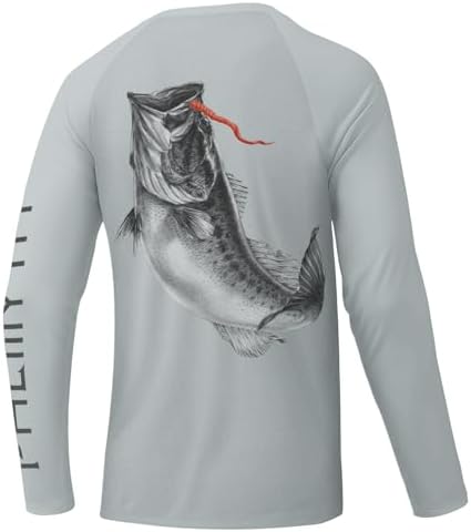 Palmyth Fishing Shirts for Men Long Sleeve UPF 50+ T Shirt Sun Protection Tee UV T-Shirts