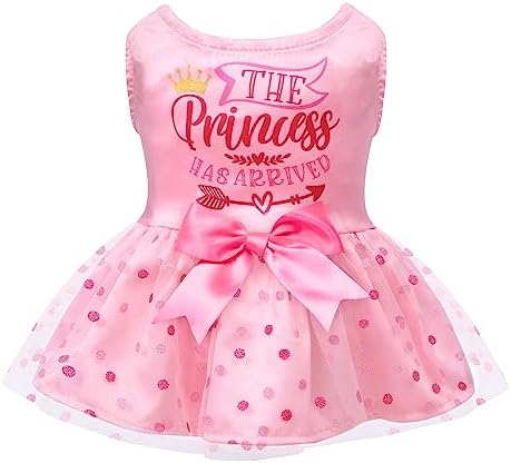 CuteBone Dog Dress Birthday Girl Puppy Princess Clothes Costume Cat Apparel Small Dogs Pet Outfit DD20M