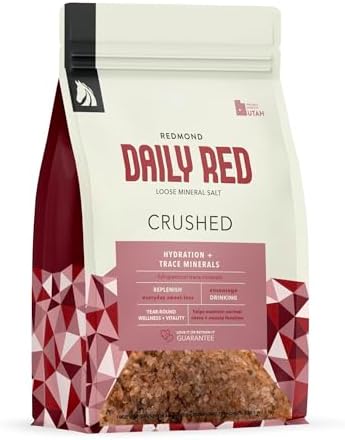 Daily Red Crushed Loose Minerals | Mineral Salt + Electrolyte Supplement for Horses