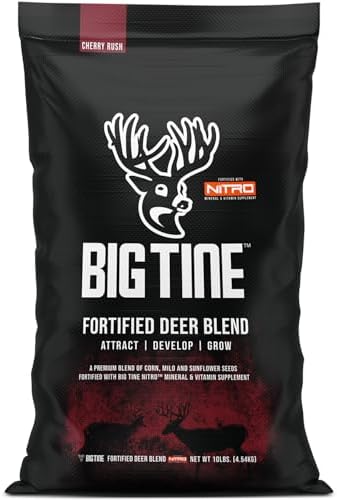 Fortified Deer Blend, Cherry Rush Flavor, 10 lbs Bag, Supports Antler Growth, Long Lasting Scent, Packed with Vitamins and Minerals