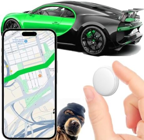 GPS Tracker for Vehicles,Cars,Kids,Pets,and Motorcycles | Real-Time Location Tracking | No Monthly Fee No Subscription | Mini Hidden GPS Tracker Device for Car,Dog,Elderly,and Personal Use