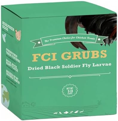 High Calcium, Non-GMO, 5LB Dried Black Soldier Fly Larvae for Chickens, 60-100X More Calcium Than Mealworms,Treat for Laying Hen, Ducks, Wild Birds,Turtles