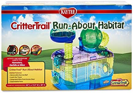 Kaytee CritterTrail Run-About Habitat for Pet Hamsters, Gerbils, Mice and Other Small Animals