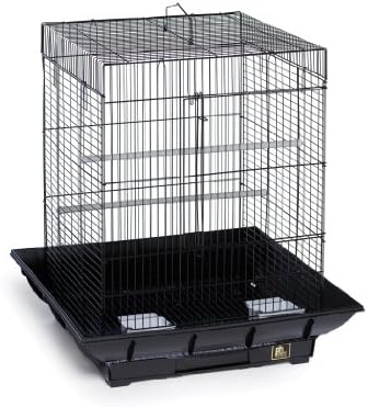 Prevue Hendryx SP850B/B Clean Life Cockatiel Cage, Black, 1/2"