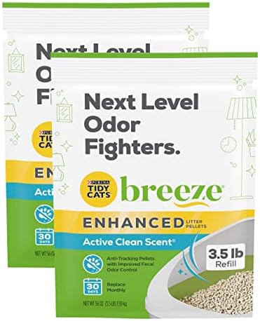 Purina Tidy Cats Breeze Litter Pellets, Enhanced Litter Pellets 3.5 lb (Pack of 2)