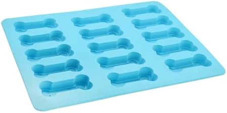 R&M Dog Bone Silicone Mold for Pet Treats, Candy, Chocolate and Wax. Non-stick and Dishwasher Safe.