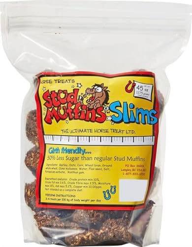 S1045 Stud Muffins Slims Horse Treats, 45 Oz Bag