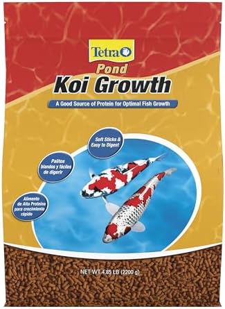 TetraPond Koi Growth 4.85 Pounds, Soft Sticks, Pond Fish Food