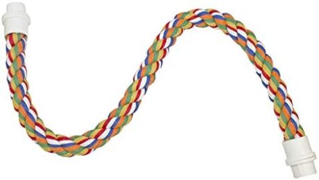 34 Inch Flex Rope (Large) - Bendable Fun Climbing Perch Cage Accessory Toy - Sugar Gliders, Squirrels, Degus, Marmosets, Monkeys, Parrots, Birds, Rats & Other Small Animals