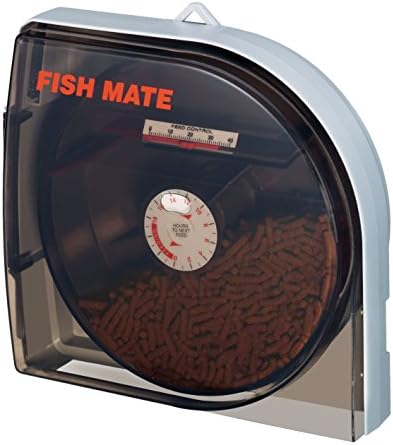 Fish Mate Automatic Pond Fish Feeder (P21) - Quartz Timer Feeder Designed for Ponds and Large Aquariums, Suitable for All Food Types, Serves Up to 21 Meals
