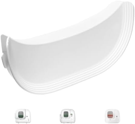 PETKIT Elevated Entrance Fence for PuraMax Self-Cleaning Cat Litter Box, Anti-Leak Urine and Litter Baffle for Puramax 2 and Purobot Max Pro, Increase Threshold for Automatic Litter Box, Less Mess