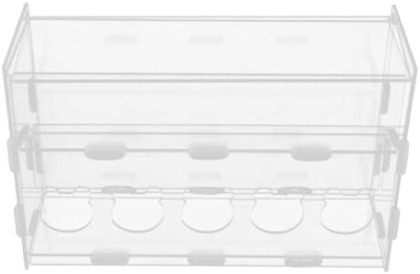 POPETPOP Poultry Feeder and Bird Water Container with Multi-Hole Design for Small Birds Chickens Quails and Parrots Easy to Clean Durable Material