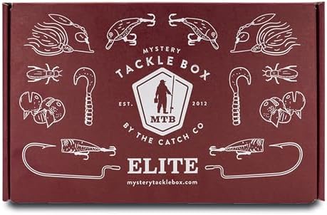 Catch Co Mystery Tackle Box Elite Freshwater Largemouth and Smallmouth Bass Lures Fishing Kit