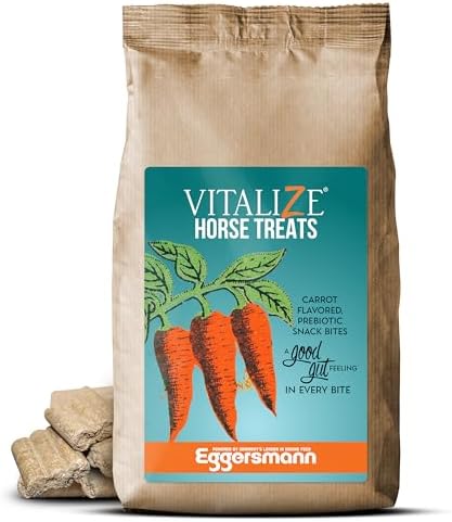 Vitalize Horse Treats - Low Sugar Horse Treats, Carrot Flavored - 2 Pounds